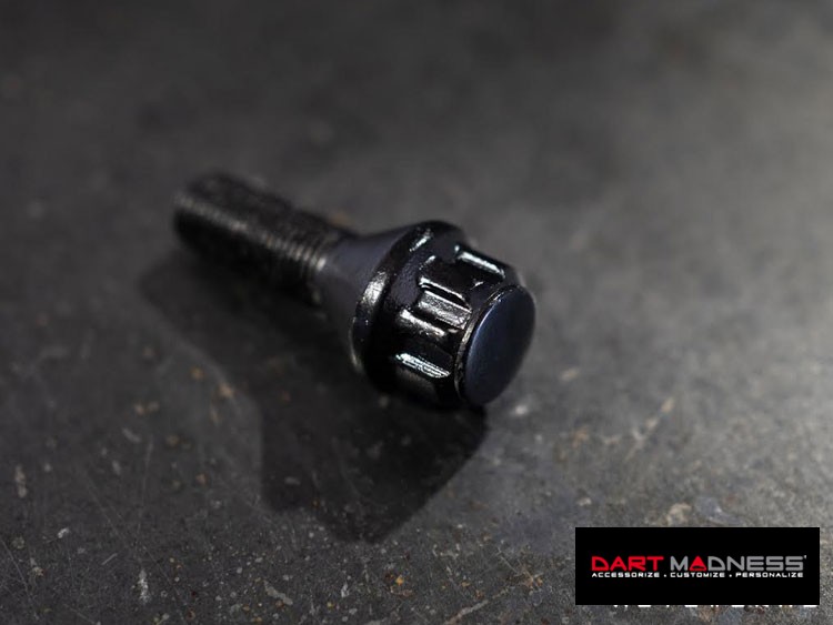 Dodge Dart Wheel Locks Black